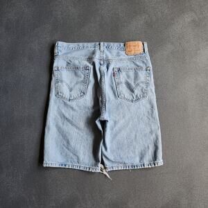 Y2K Vintage 505 Levi's Distressed Blue Denim Jean Shorts 34